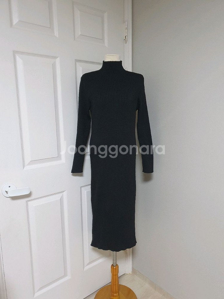 (상태좋음)골지 폴라니트 롱원피스 55~66반--0