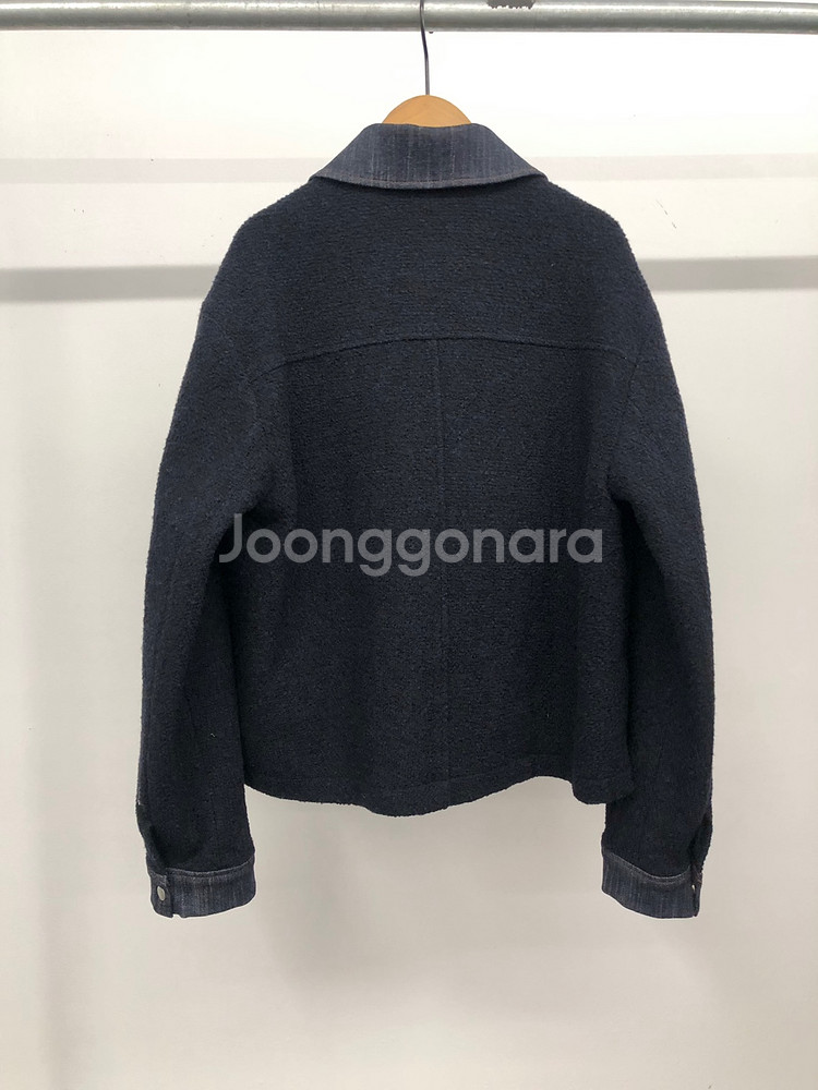 리안뉴욕 데님배색 울 자켓 55--4