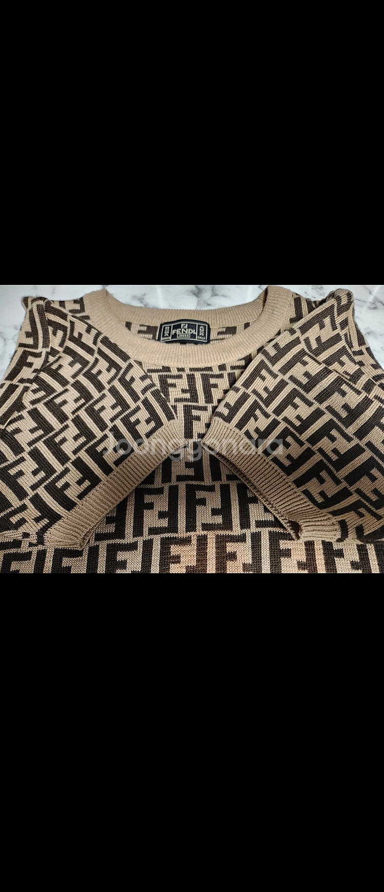 정품. 펜디 시그니처 로고 울 니트사계절용.정가 20--4