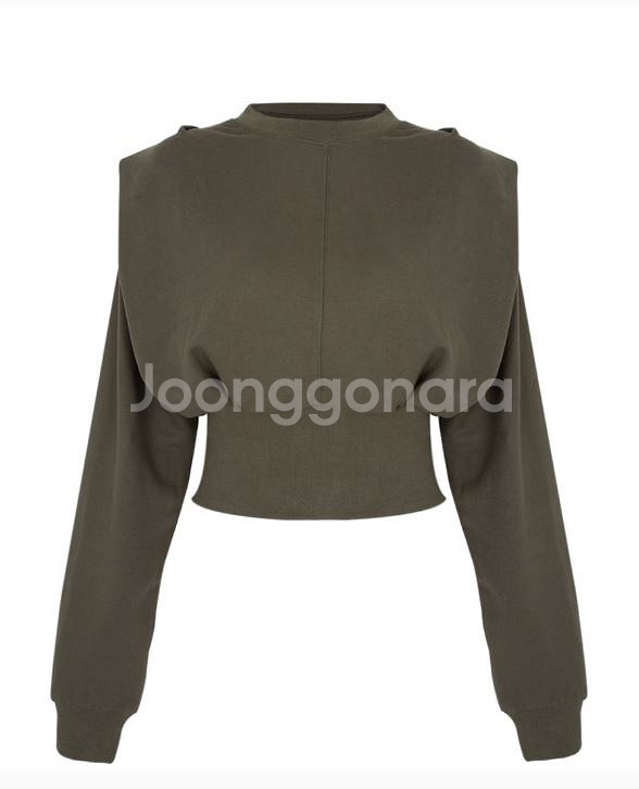 새상품) AVV 아브컬렉션 플리츠 스웻셔츠 F--6