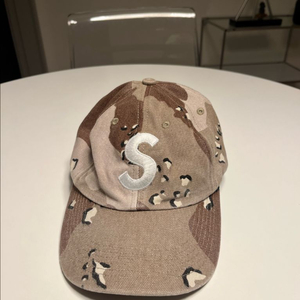 슈프림 피그먼트 S 로고 6패널 초콜릿 칩 카모