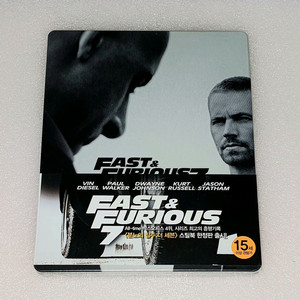 분노의 질주 : 더 세븐 블루레이 폴 워커 스틸북 한정판