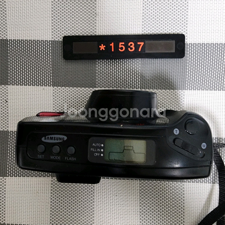 삼성캐녹스 퍼지줌 1050 필름카메라--1