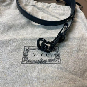 (절대못구함)구찌 마몽 씬벨트 블랙