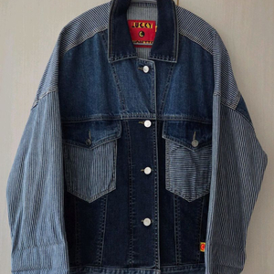 럭키슈에뜨 스트라이프 청자켓