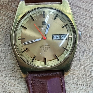 티쏘빈티지(씨스타PR516 GL(금장)금도금 오토매틱시계