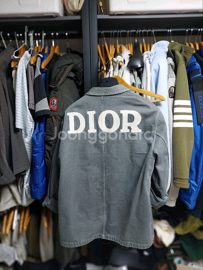 디올 1947 데님 자켓 50 오블리크데님 교신가능--3