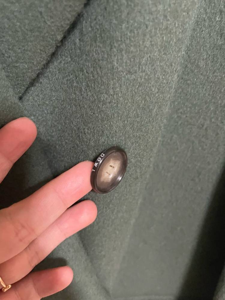 듀엘 캐시미어 핸드메이드코트--2