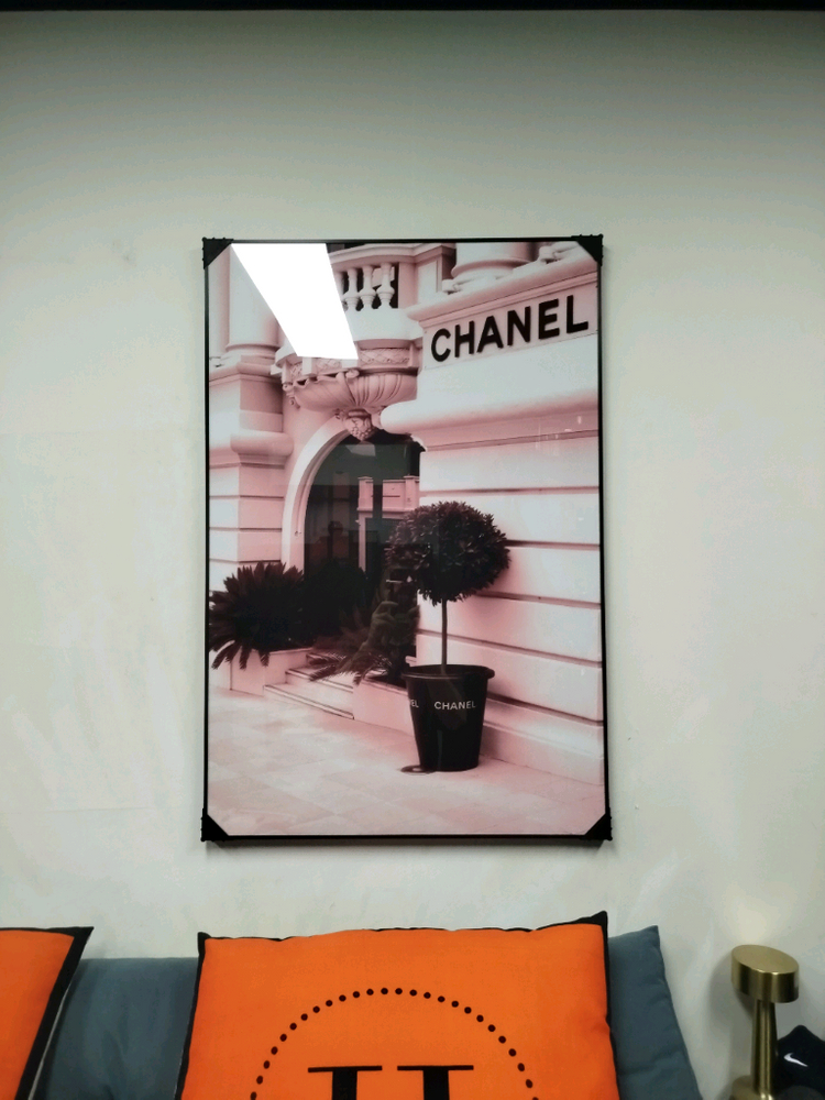 샤넬그림 샤넬액자 감성 대형 그림액자 그림 액자 팝아트 인테리어소품 명품그림 명품액자 꽃 곰인형 콜라보 인테리어--8