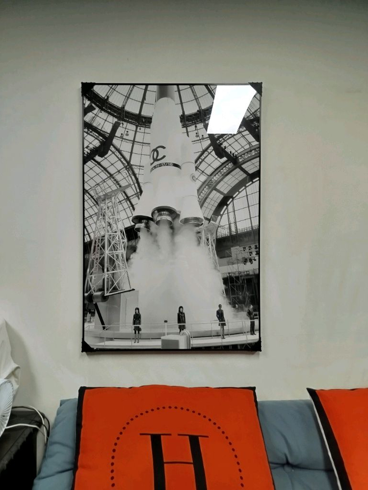 샤넬그림 샤넬액자 감성 대형 그림액자 그림 액자 팝아트 인테리어소품 명품그림 명품액자 꽃 곰인형 콜라보 인테리어--9