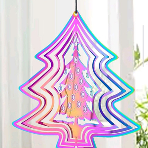 크리스마스트리 3D 윈드 스피너 장식 소품 오너먼트 드림캐쳐 모빌