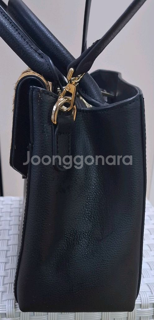 송치패턴 토트백 새상품--4