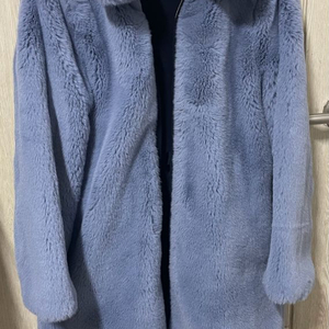 리버시블 페이크퍼 롱코트