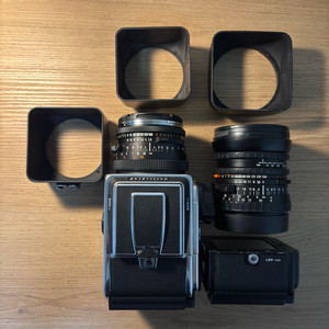 핫셀블라드 503cxi, cf80mm, cfi50mm, a24 필름백