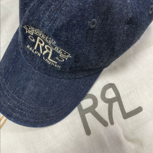 더블알엘 RRL 랜치로고 데님볼캡