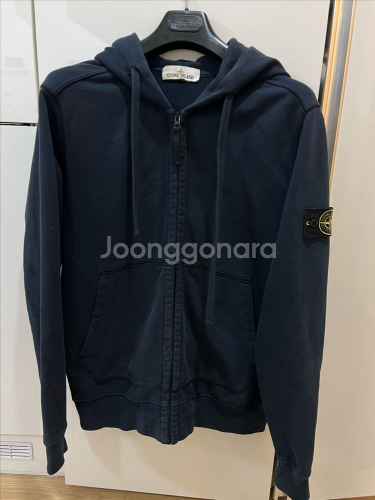 스톤아일랜드 네이비 후드집업 L--0