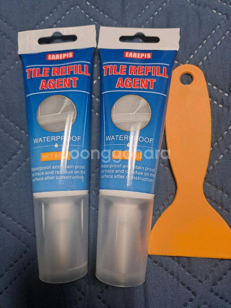 줄눈 보수제 80ml 2개 + 스크래퍼 새제품--0