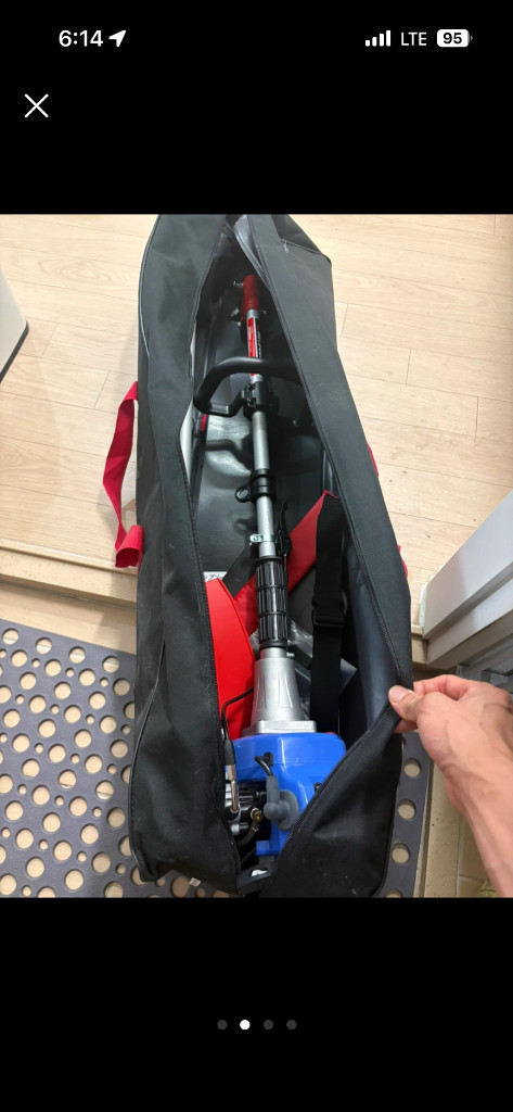 미쓰비시 부탄가스연료 예초기 새제품 팔아요 이미지