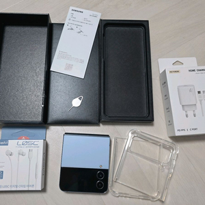 갤럭시 Z 플립4 256GB 블루 (SM-F721N) 이미지