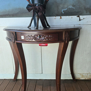 앤틱 원목 다이닝 테이블