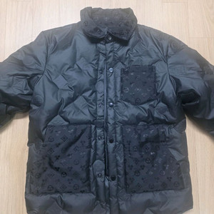 남자 패딩 팝니다. (루이비통 패턴)