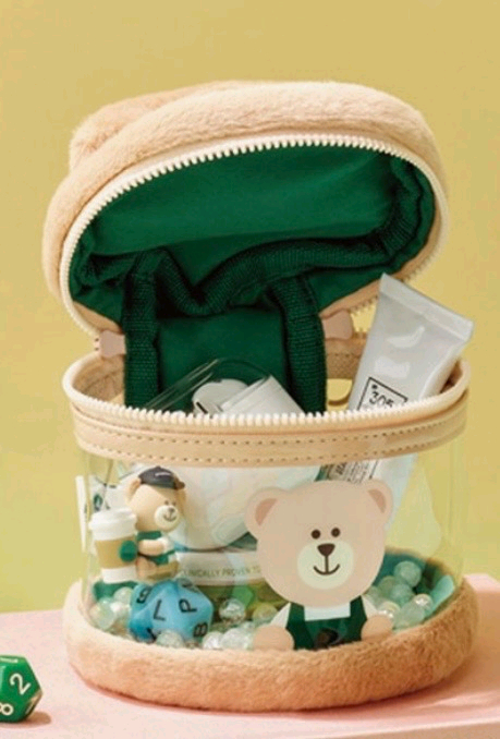 스타벅스 베어리스타 곰돌이 파우치 미개봉 새상품--1