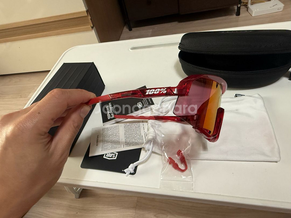 100% 고글 파이어레드 색상(새상품급)--3