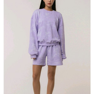 새상품) 콘치웨어 물나염 타이다이 반크롭 맨투맨 연보라 / 애프터먼데이 빈블 핫핑 육육걸즈 언블랭크 블랙업 어텀