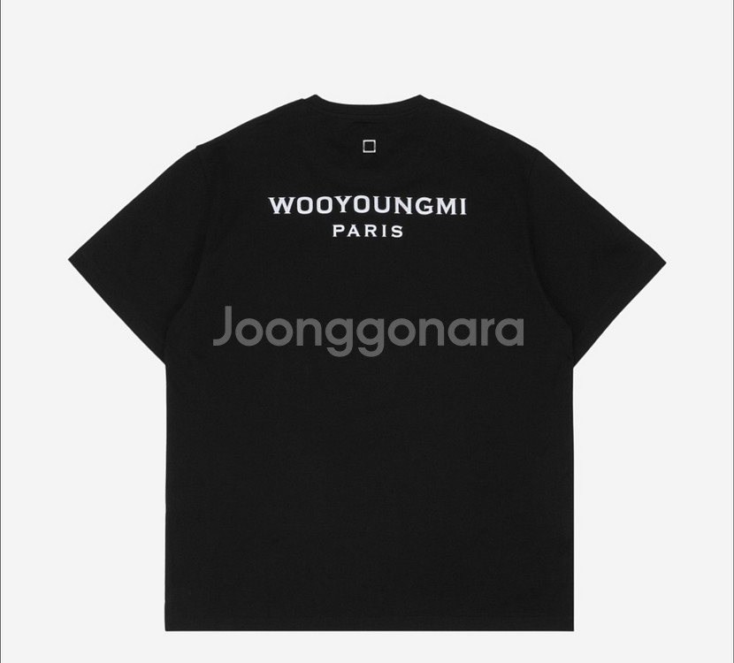 우영미 로고 반팔 티셔츠--3