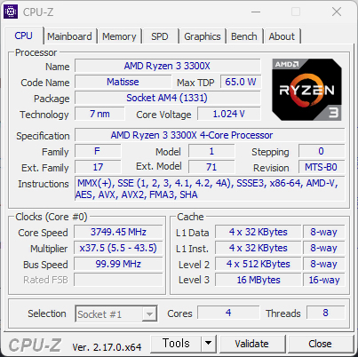 라이젠 3300X RX570 8G 게이밍 조립PC 윈도우11 이미지