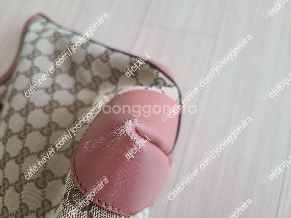 정품 구찌 패브릭 쇼퍼백--7