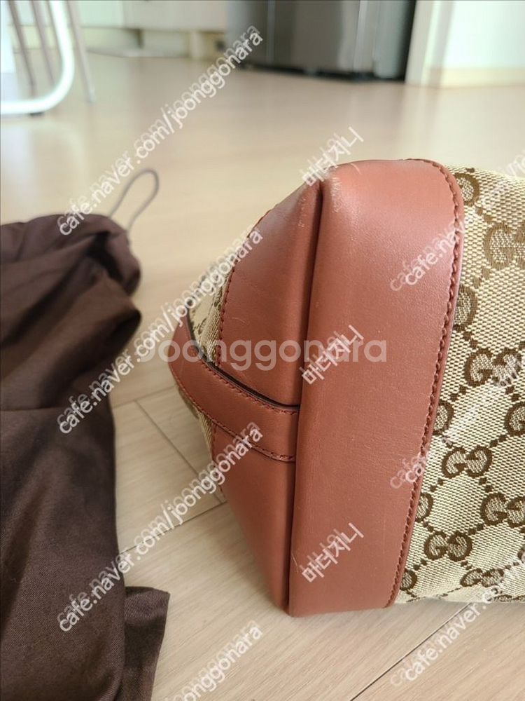 정품 구찌 패브릭 쇼퍼백--8