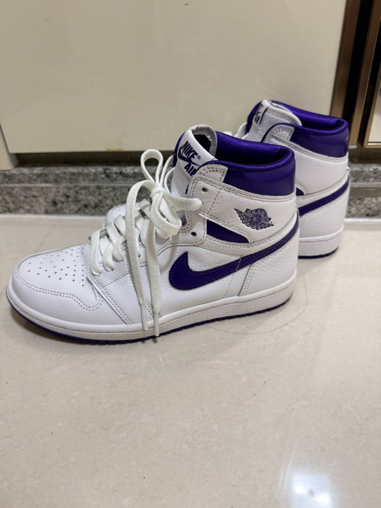 나이키 에어 조던 1 하이 OG 코트퍼플 235 이미지