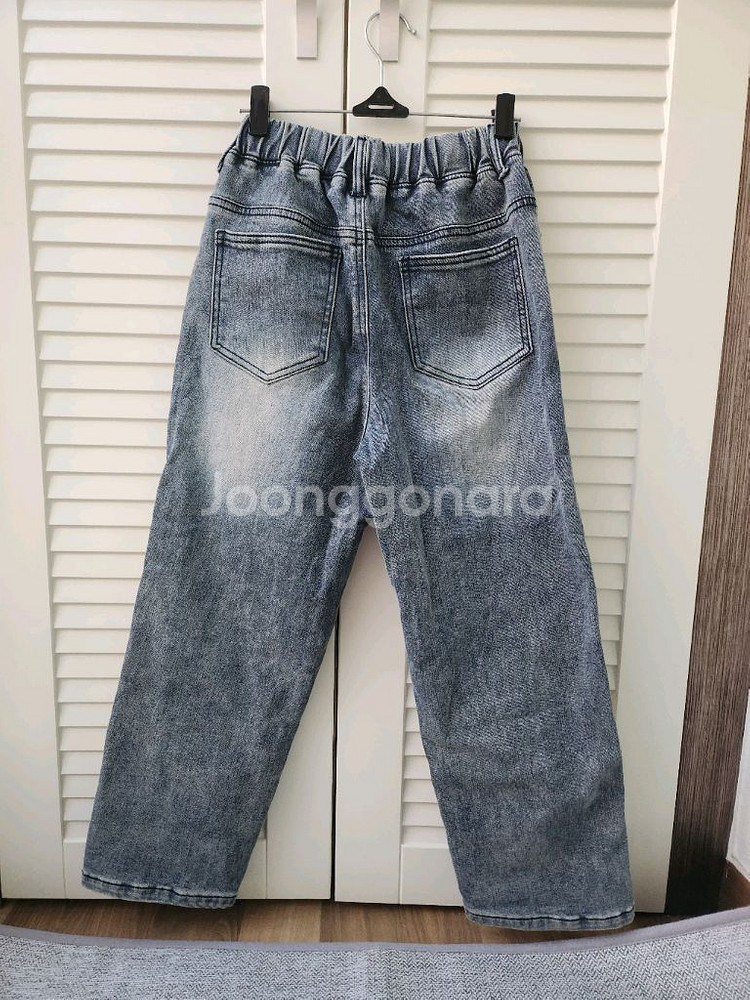 에꼴리어 기모 청바지 145사이즈--1