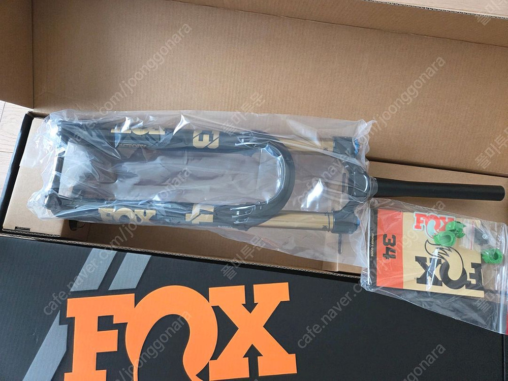 가격인하)폭스샥 34 플롯140mm 초경량 Emtb 앞샥 2025 새것 구입후(36 160mm나 38. 170mm 이미지