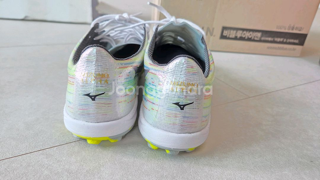 미즈노 모렐리아 알파2 AS TF 엘리트 풋살화 255mm--6