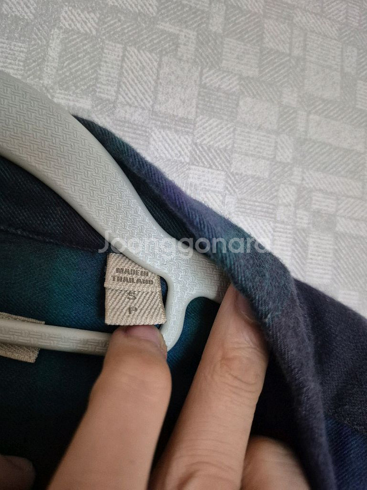 버버리 브릿 체크 셔츠 남성용--2