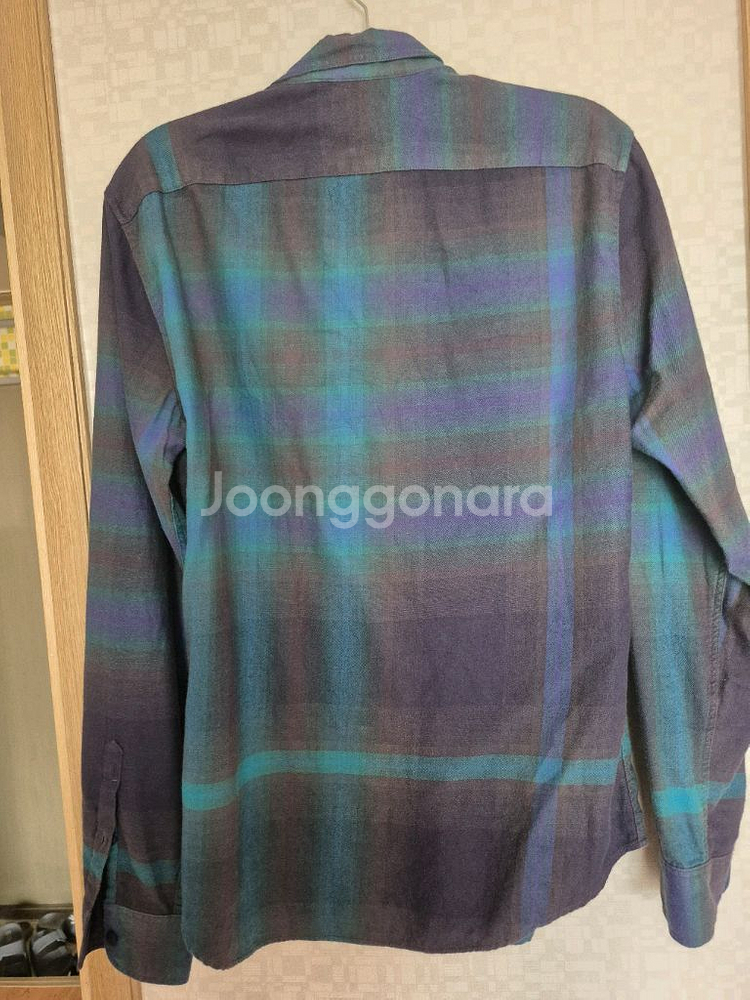 버버리 브릿 체크 셔츠 남성용--5