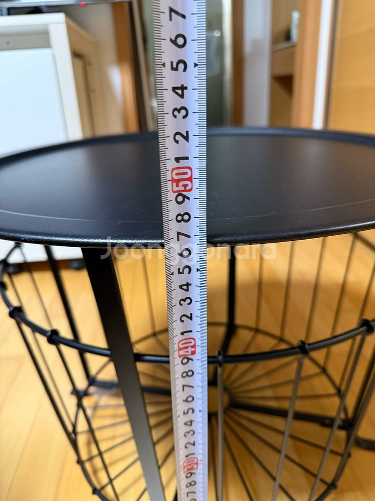 이케아 IKEA 원목 까페 쇼파 침실 테이블 라운드 코--3