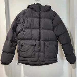 배럴 오리털 숏패딩 s사이즈 조끼로 분리가능