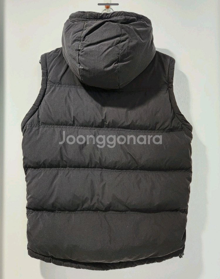 배럴 오리털 숏패딩 s사이즈 조끼로 분리가능--3