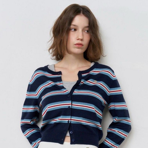 제네럴아이디어 스트라이프 가디건