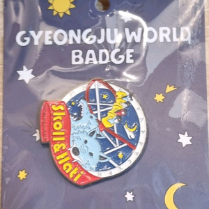 스콜 앤 하티 경주월드 뱃지 굿즈