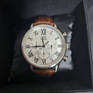 세이코 알바 가죽 시계