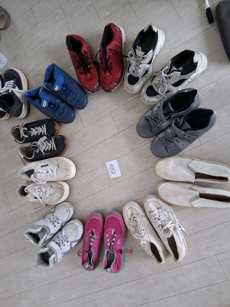 여성 신발 모음 (운동화/슬리퍼/샌들)--4