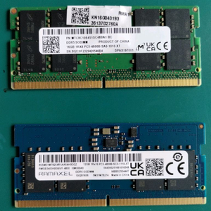 정발 마이크론 노트북 메모리 램 DDR5 16GB 12GB