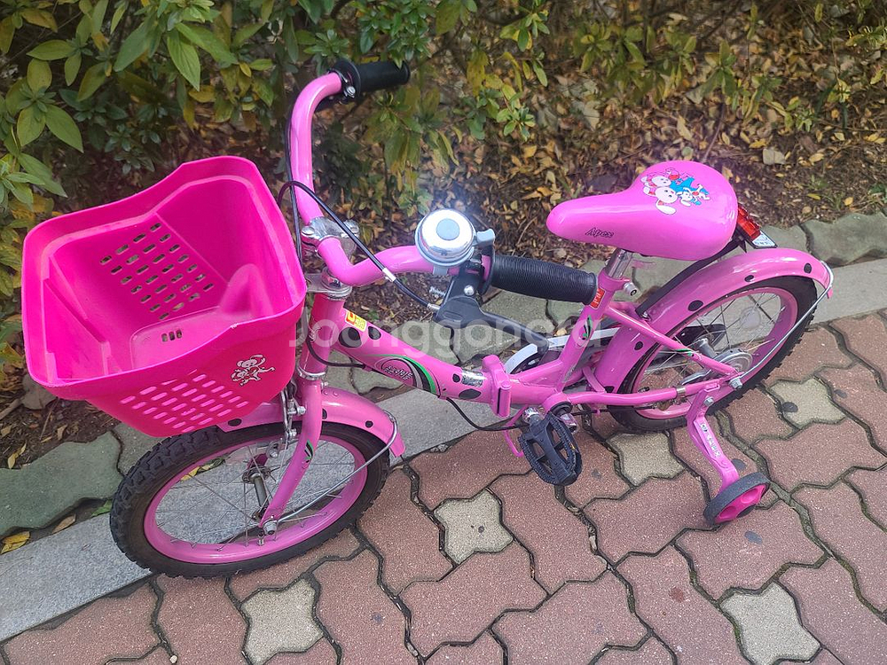 아펙스 16인치 접이식 유아 보조바퀴 자전거--0