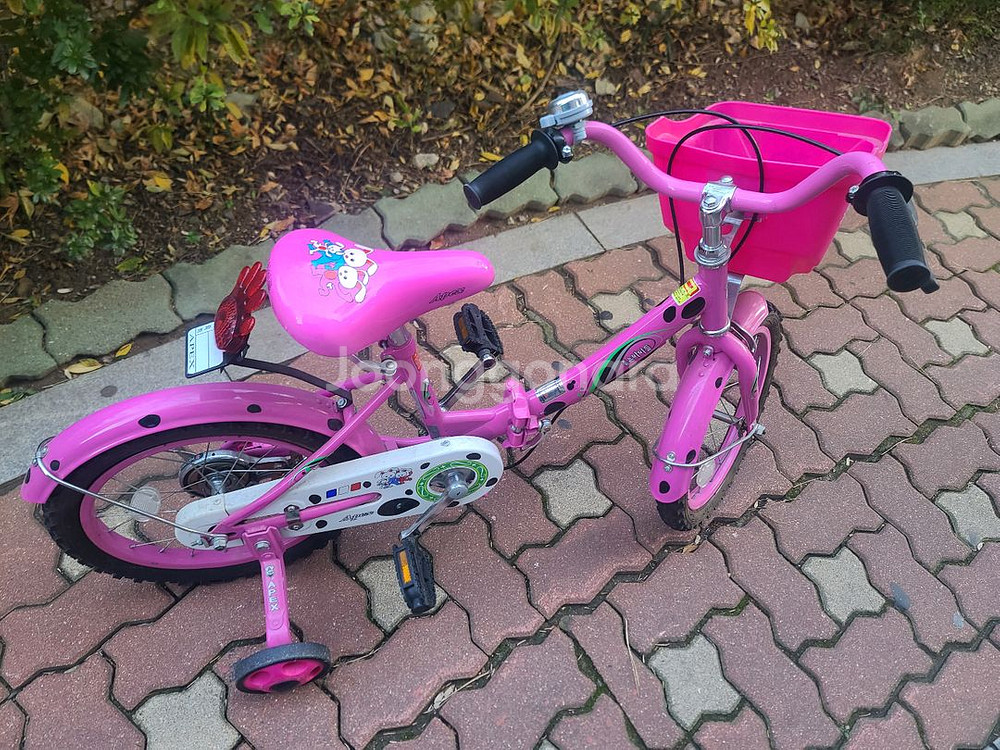 아펙스 16인치 접이식 유아 보조바퀴 자전거--3