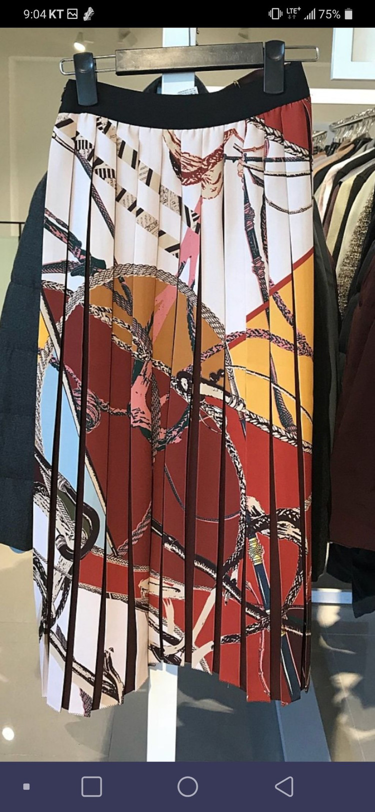 TIME 타임 플리츠 스커트 이미지