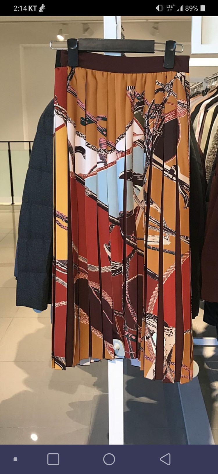 TIME 타임 플리츠 스커트 이미지